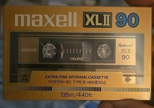 New, Sealed Maxell XL-II 90-minute Blank Extra Fine Epitaxial Audio Cassette