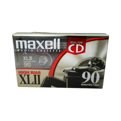 New X2 Maxwell XL II 90 High Bias Blank Recording Tapes AND 1 Used Ideal For Cd