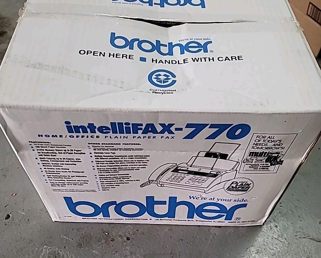 Brother Intellifax 770 Plain Paper Fax Machine Phone Copier for Brother Intellifax 770 Plain Paper Fax Machine Phone Copier for