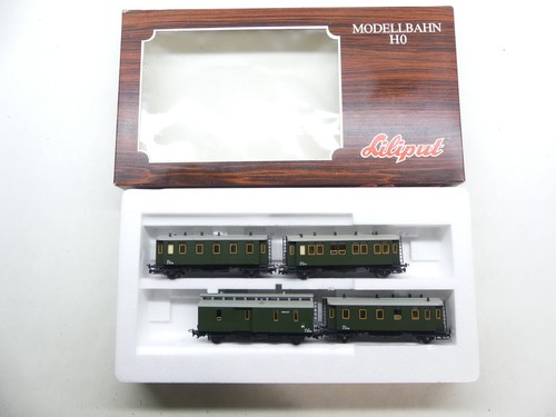 Liliput H0 872 Personenwagen-Set, ÖBB, 4-teilig, DC, TOP in OVP #68476 | Zustand: Gebraucht