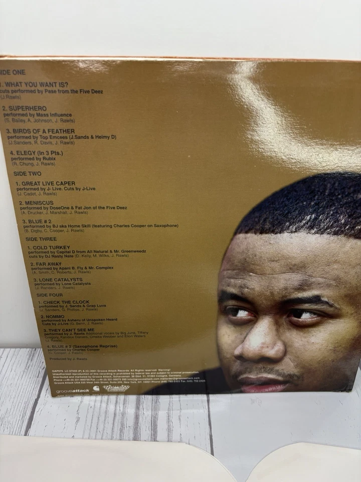 J. Rawls – The Essence Of J. Rawls Lp Vinyl Record GA Records 2001 Hip Hop - Image 3 of 4