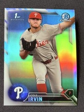 2016 Bowman Chrome 1st REFRACTOR PROSPECT ROOKIE Cole Irvin item 1