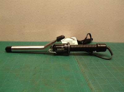 Conair Instant Heat Curling Iron 3/4in Barrel Model CD81PCS Tested WORKING Black