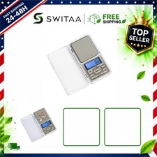 Digital Pocket Scale 500g x 0.01g Precision LCD Jewelry Scale with Tray