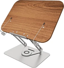 Luxdecor Wood Book Stand for Reading,Adjustable Book Holder