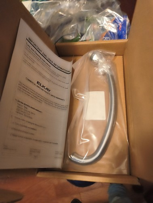 #ad Elkay Single Control Utility Faucet 10quot; Arc Spout 4quot; Wristblade Chrome LK535AT10 $120.00