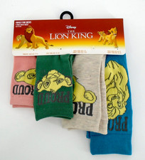 Disney The Lion King Socks Family 4 Pack Toddlers Kids Men's Women's