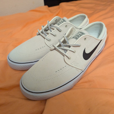 Nike SB Stefan Janoski White Skateboarding Shoes Men's US Size 8