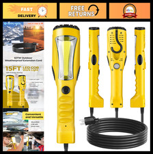 18w Led Work Light 2000lm Cob Handheld Trouble Light 15ft Cord Garage Workshop
