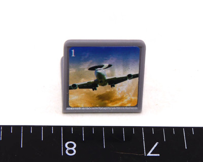 2020 Battle Plans Air Force Board Game #1 Gray E-3 Sentry Plane Part Only Simple