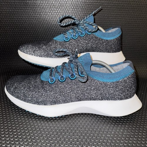 Allbirds Wool Dasher Mizzle Blue Gray Comfort Running Shoe Sneaker Mens Size 12