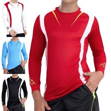 Kids Boys T-shirt Workout Tees Costume Tops Athletic Color Block Soccer Team