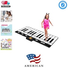 6 Ft. Floor Piano Mat for Toddlers - 24 Keys Piano Play Mat for Kids - Keyboa...
