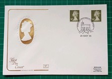 1996 Machin Definitive 30p Enschede Blue Fluor FDC Windsor Pmk