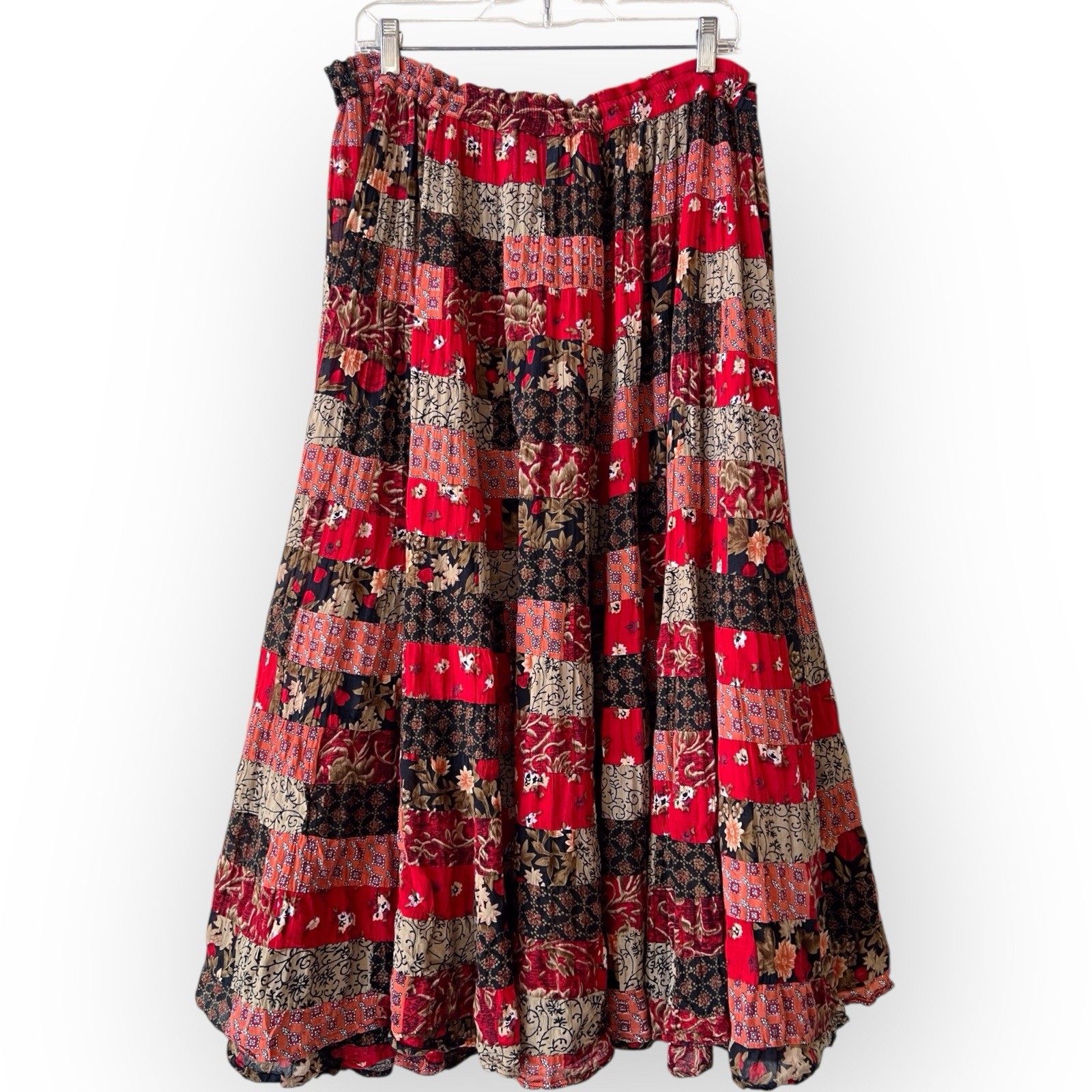 Vintage Silver Stream  Patchwork Tiered Circle Ma… - image 7