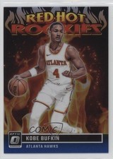 2023 Panini Donruss Optic Red Hot Rookies Blue Prizm 40/49 Kobe Bufkin #6 1a39