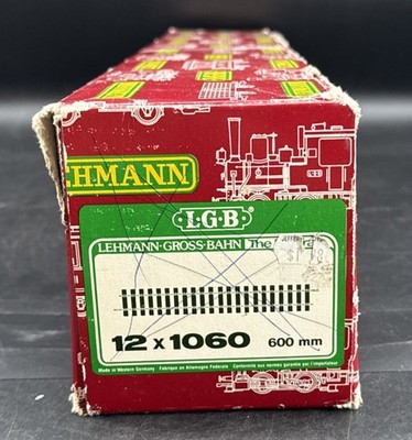 LGB  Lehmann G Scale 12 X 1060 600mm Straight Track 24  Lightly Tarnished