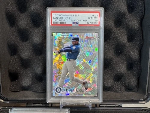 Ken Griffey Jr 2017 Bowmans Best - 1997 Best Cuts - ATOMIC REFRACTOR PSA 10 GEM