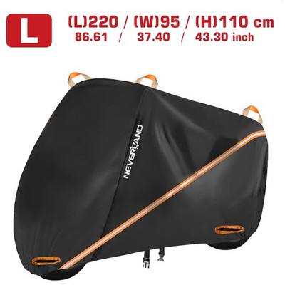 NEVERLAND Motorcycle Cover For Honda CBF600 CBR600RR Winter Outside Storage Rain
