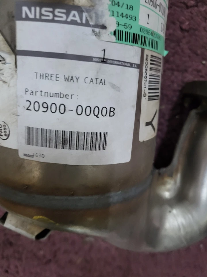GENUINE NEW NISSAN INTERSTAR MOVANO MASTER 3 WAY CAT 2090 00QAB - Image 3 of 3