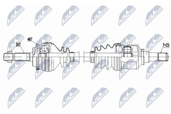 NTY NPW-TY-175 Antriebswelle Vorne Links FüR Toyota-image