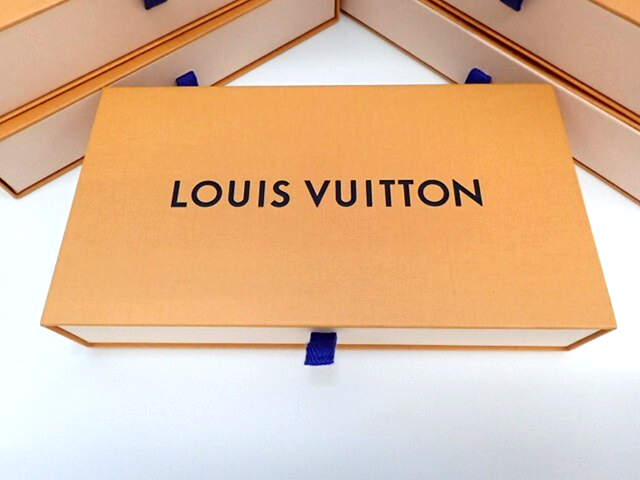 Auth Louis Vuitton Yellow Gift Box Long Wallet Case Only 5 Sets