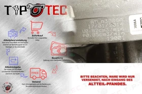Turbolader 53271013086 11658508092 BMW 3.0 53269980015, 11658510942, 8508092,851