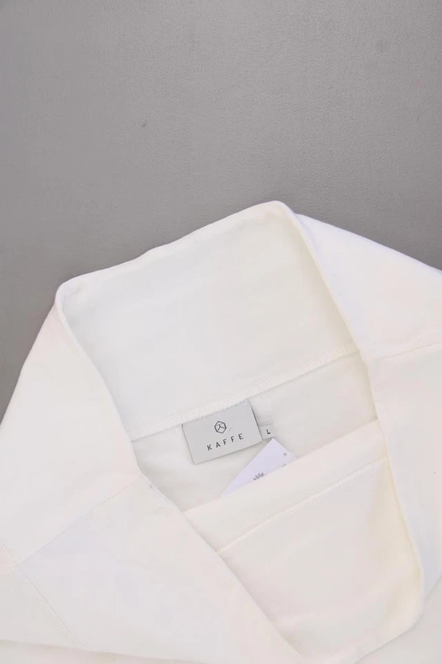 ✨ Kaffe Stretchrock Rock für Damen Gr. 42, L creme aus Baumwolle ✨ - Bild 2 von 4