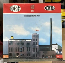 HO Heljan Con-Cor B807 1910 Era Brewery Malt House Building Kit Complete
