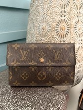 Louis Vuitton M61734 Monogram Canvas Wallet - Brown