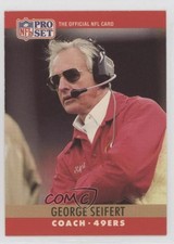 1990 Pro Set George Seifert #299 10r3