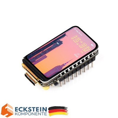 Waveshare ESP32-S3 1.47'' LCD Display Entwicklung Board  mit vorgelötetem Header