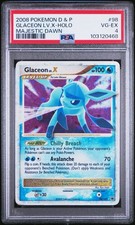 Pokémon TCG Glaceon Lv. X Majestic Dawn Holo Rare 98/100 PSA 4 on eBay
