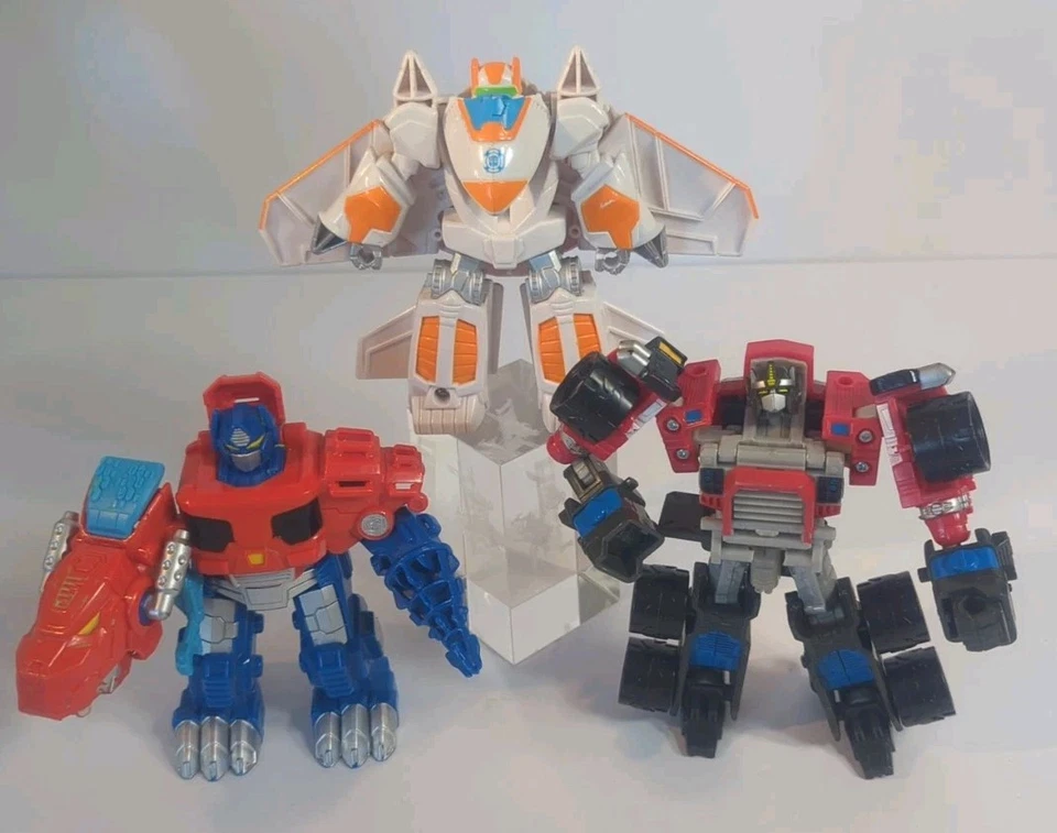 Transformers Cybertron Optimus Prim Deluxe Primus Unleashed~2002 Mix Lot Of 3 - Image 2 of 4