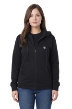 Womens Ladies Plain Zip Up Hoodie Long Sleeve Sweatshirt Full Zip Jumper Hoodies