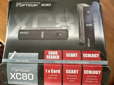 Receiver OPTICUM XC80 - Neuzustand, mit Fernbedienung, OVP und Anleitung