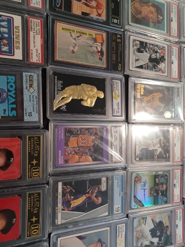 HUGE 200 SPORT CARD COLLECTION LOT GRADED PSA 10 MOSTLY VINTAGE KOBY-MAJIC-BABE view 6