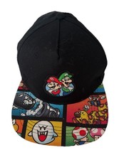 Nintendo Snapback Hat Super Mario Bros Trucker Cap one size