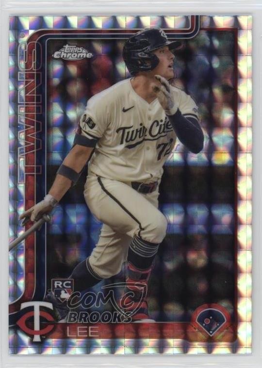 2025 Topps Chrome Geometric Refractor Brooks Lee #234 11o2
