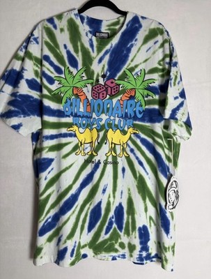 Billionaire Boys Club Mirage Tie Dye Green Blue Crew Neck T-Shirt Size L
