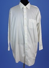 Brooks Brothers Dress Shirt Mens 20 - 36 Traditional Fit White Cotton