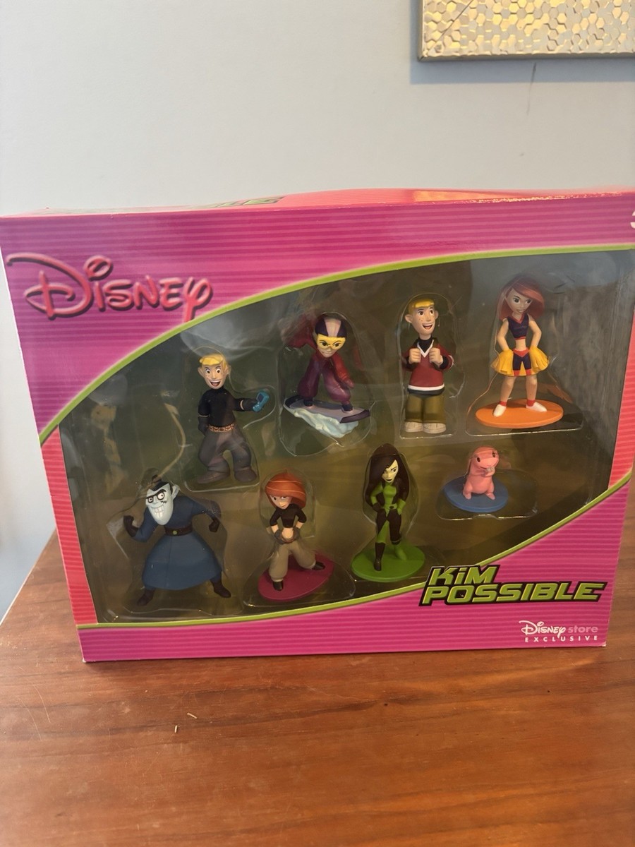 Disney Store Kim Possible Exclusive Character Playset 8 Figure Set