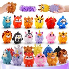 Valentines Day Gifts for Toddlers, 12PCS Animal Suction Pop Toys for Age 1 2 ...