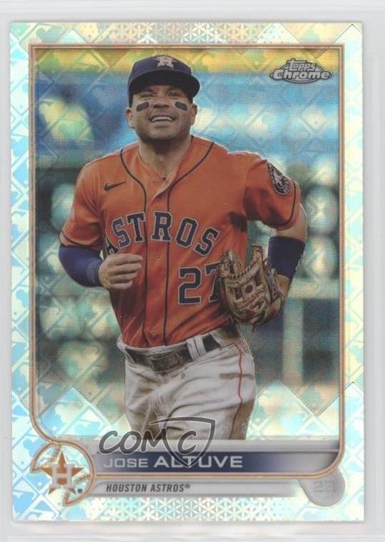 2022 Topps Chrome Logofractor Edition Jose Altuve #61 04at