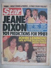Star Magazine Dec 30, 1981-John/Yoko/Sean~Sopia Loren~Kenny Rogers~Marie Osmond