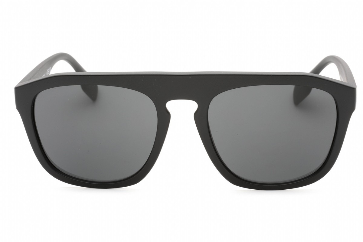 BURBERRY BE4396U 346487 Sunglasses Black Frame Dark Grey Lenses 