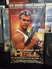 Last Flight To Hell (VHS; 1991) Reb Brown RARE OOP