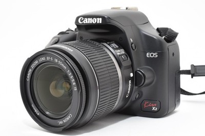 [NEUWERTIG] Canon EOS Kiss X2 DSLR Body EF-S 18-55mm Objektiv 3738 Aufnahme a...