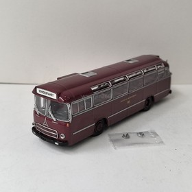 BREKINA 1/87 HO Scale Magirus Saturn II DB Brown Bus Coach Plastic Model
