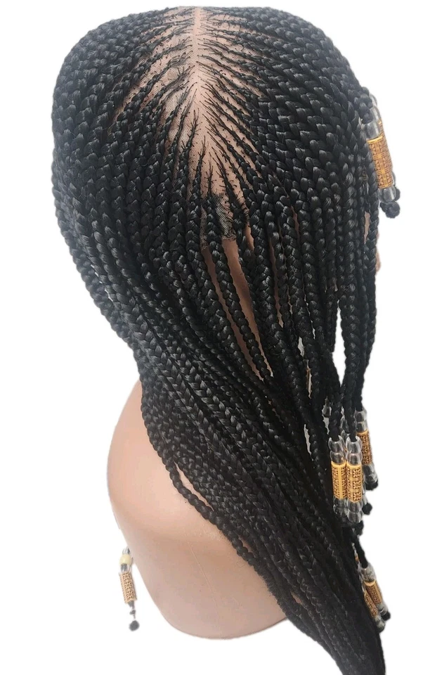 Peluca delantera Cornrows Lace. Foto 2 de 4